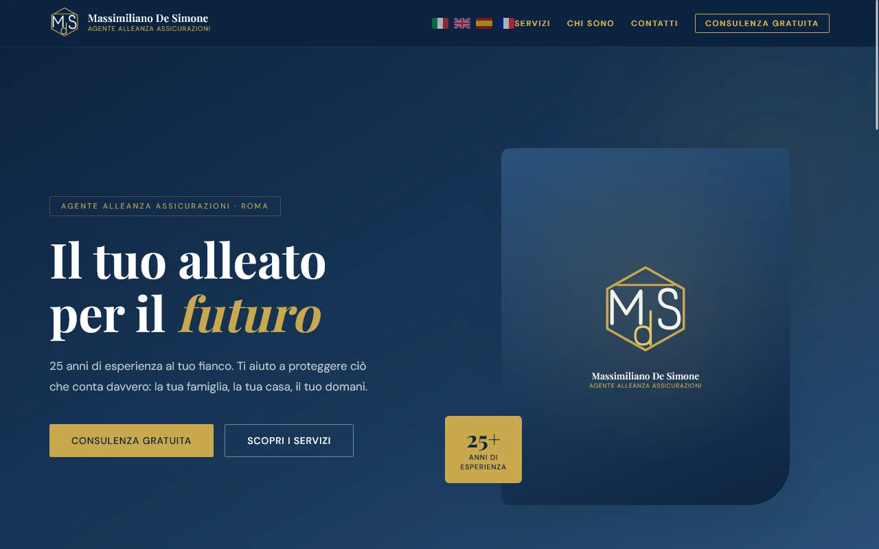 Anteprima del sito Massimiliano De Simone